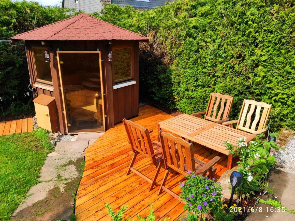 Ferienhaus Marre - Mit Grill, Feuerstelle Und Gartensauna 왈드브룬 외부 사진